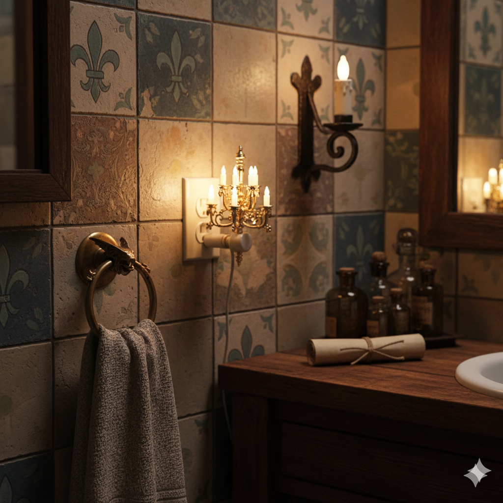 Crystal Chandelier Candlelight